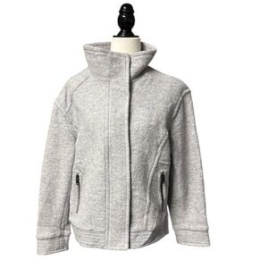 Banana Republic Petite Small Grey Wool Blend Moto Jacket NWOT